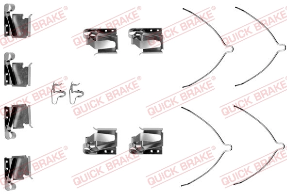 Accessory Kit, disc brake pad